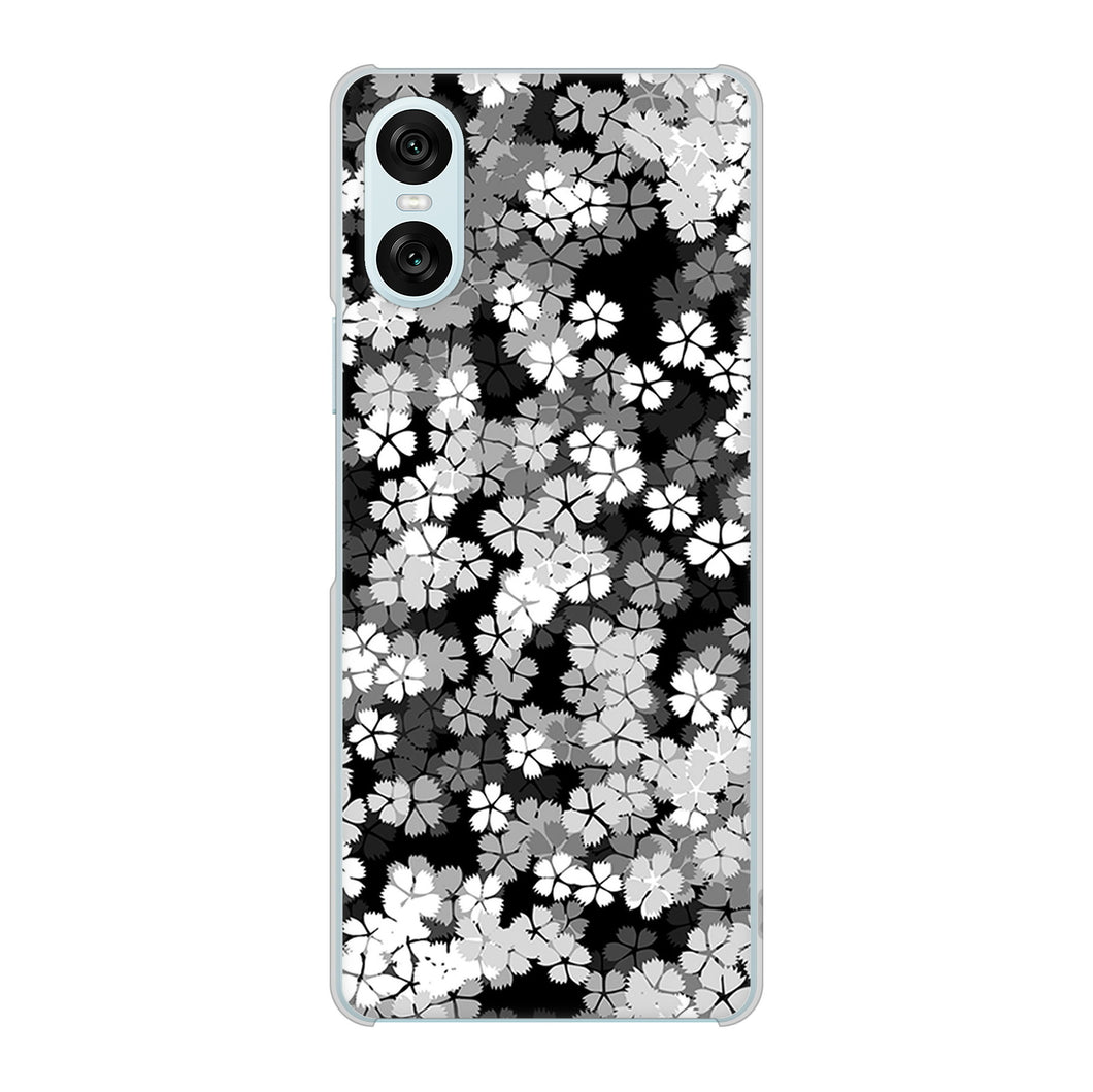 Xperia 10 VI SO-52E docomo 高画質仕上げ 背面印刷 ハードケース 【1332 夜桜】