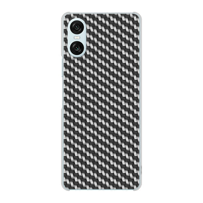 Xperia 10 VI SO-52E docomo 高画質仕上げ 背面印刷 ハードケースカーボン