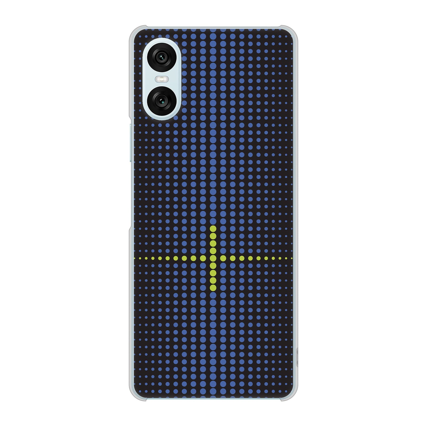 Xperia 10 VI SO-52E docomo 高画質仕上げ 背面印刷 ハードケース 【IB907 グラデーションドット】