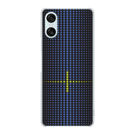 Xperia 10 VI SO-52E docomo 高画質仕上げ 背面印刷 ハードケース 【IB907 グラデーションドット】