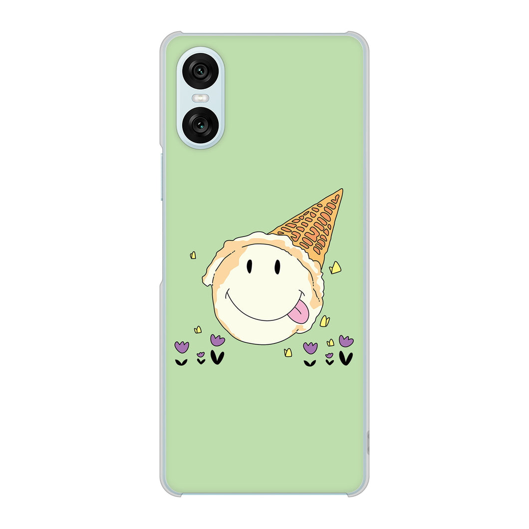 Xperia 10 VI SO-52E docomo 高画質仕上げ 背面印刷 ハードケーススイーツイラスト