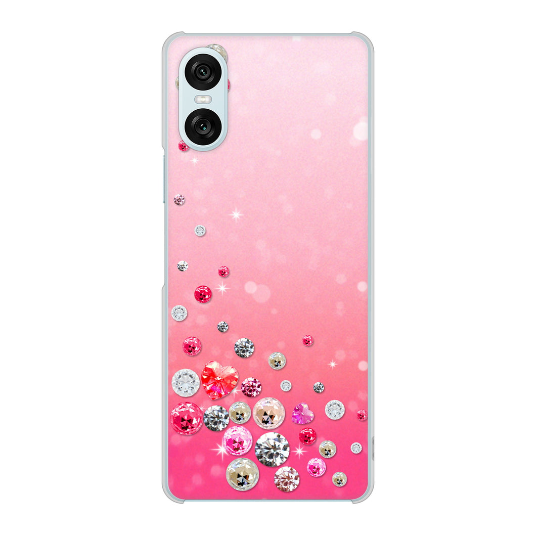 Xperia 10 VI SO-52E docomo 高画質仕上げ 背面印刷 ハードケーススワロデコ風プリント