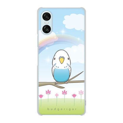 Xperia 10 VI SO-52E docomo 高画質仕上げ 背面印刷 ハードケースセキセイインコ
