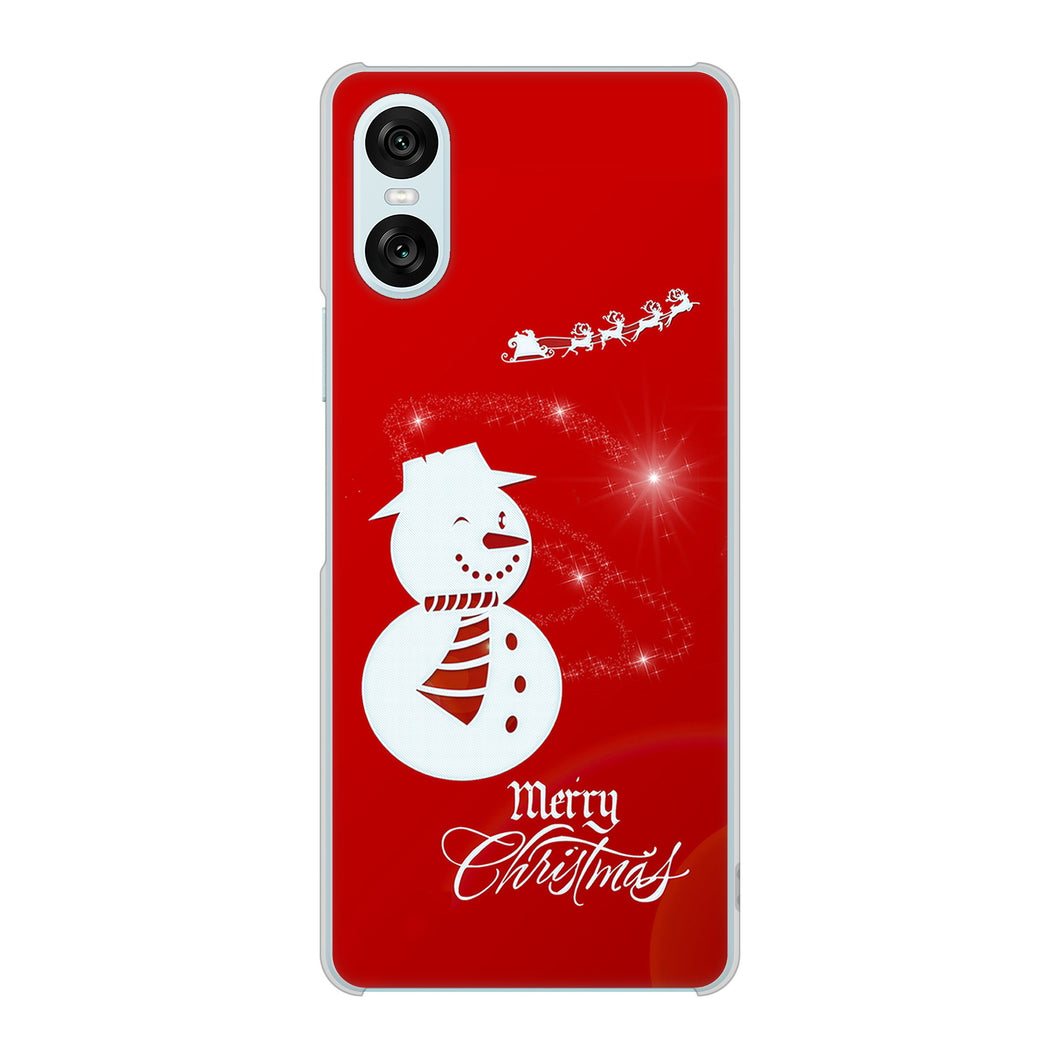 Xperia 10 VI SO-52E docomo 高画質仕上げ 背面印刷 ハードケースクリスマス