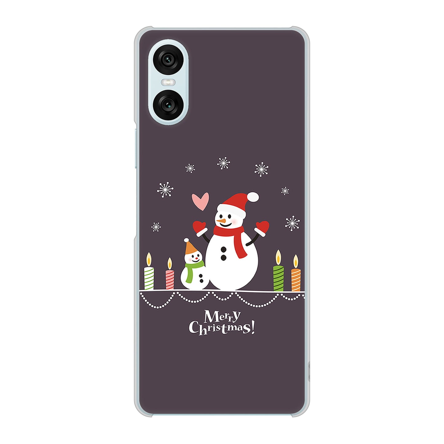 Xperia 10 VI SO-52E docomo 高画質仕上げ 背面印刷 ハードケースクリスマス