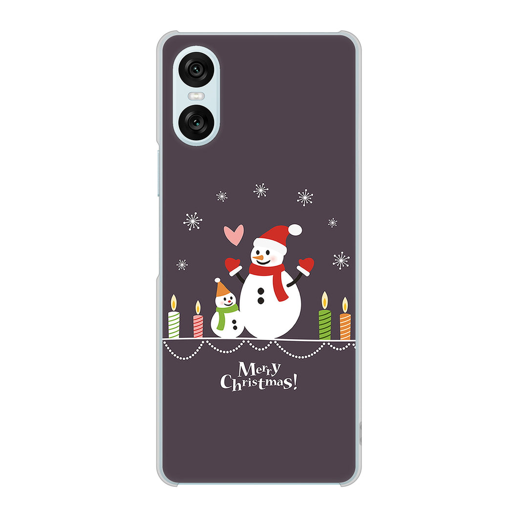 Xperia 10 VI SO-52E docomo 高画質仕上げ 背面印刷 ハードケースクリスマス