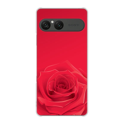 Xperia 10 VII SO-52F docomo 高画質仕上げ 背面印刷 ハードケースバラ