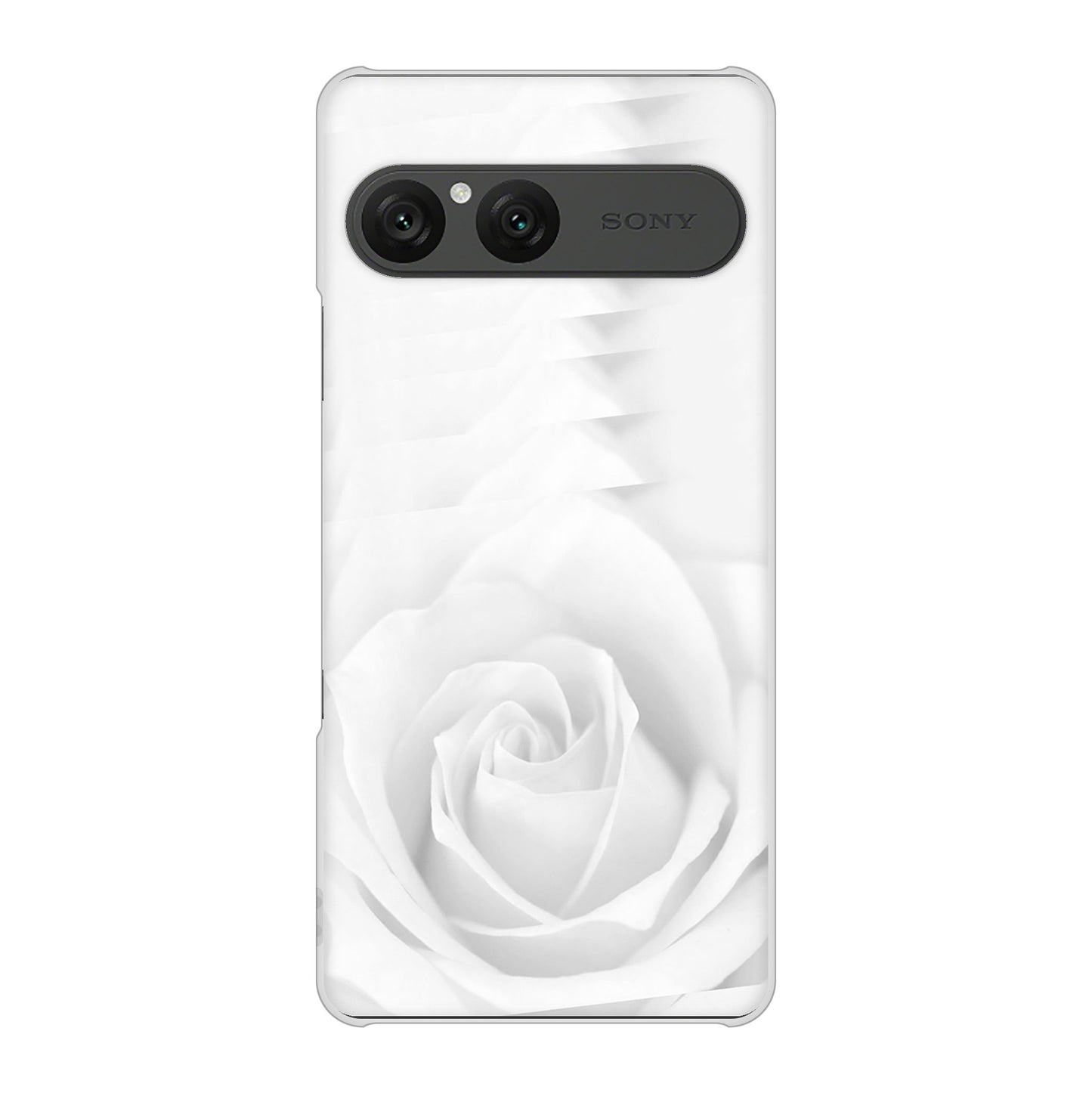 Xperia 10 VII SO-52F docomo 高画質仕上げ 背面印刷 ハードケースバラ