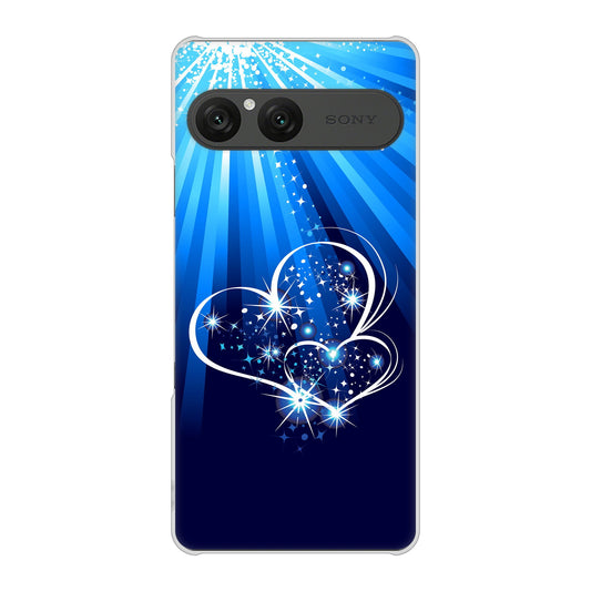 Xperia 10 VII SO-52F docomo 高画質仕上げ 背面印刷 ハードケースきらめきハート