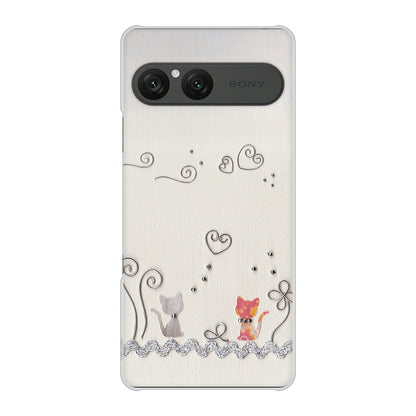 Xperia 10 VII SO-52F docomo 高画質仕上げ 背面印刷 ハードケースクラフト写真ネコ
