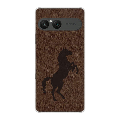 Xperia 10 VII SO-52F docomo 高画質仕上げ 背面印刷 ハードケースレザー風
