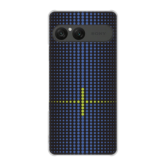 Xperia 10 VII SO-52F docomo 高画質仕上げ 背面印刷 ハードケース 【IB907 グラデーションドット】