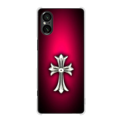 Xperia 5 V SO-53D docomo 高画質仕上げ 背面印刷 ハードケースクロス