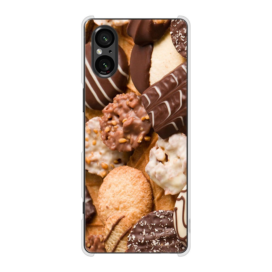 Xperia 5 V SO-53D docomo 高画質仕上げ 背面印刷 ハードケーススイーツ