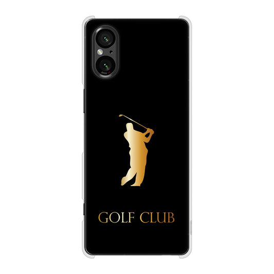 Xperia 5 V SO-53D docomo 高画質仕上げ 背面印刷 ハードケース 【610 GOLFCLUB】