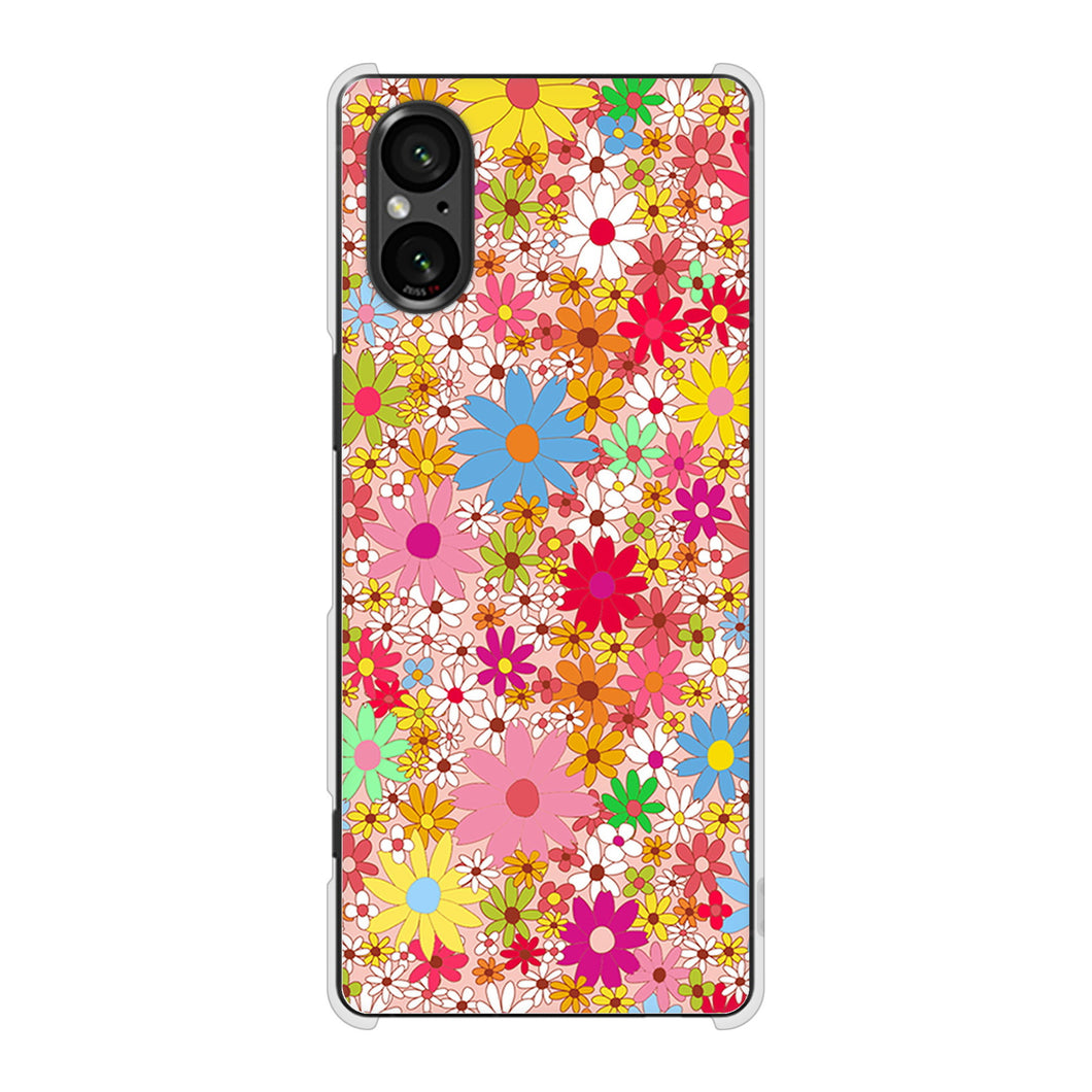 Xperia 5 V SO-53D docomo 高画質仕上げ 背面印刷 ハードケースリバティプリント