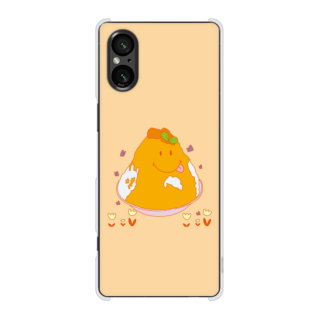 Xperia 5 V SO-53D docomo 高画質仕上げ 背面印刷 ハードケーススイーツイラスト