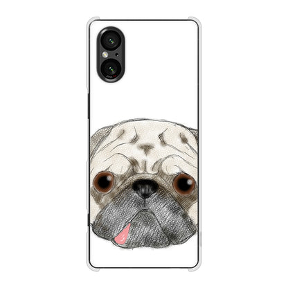Xperia 5 V SO-53D docomo 高画質仕上げ 背面印刷 ハードケースパグ