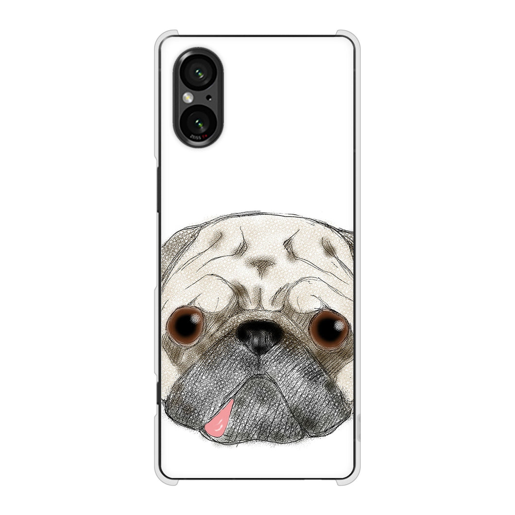 Xperia 5 V SO-53D docomo 高画質仕上げ 背面印刷 ハードケースパグ
