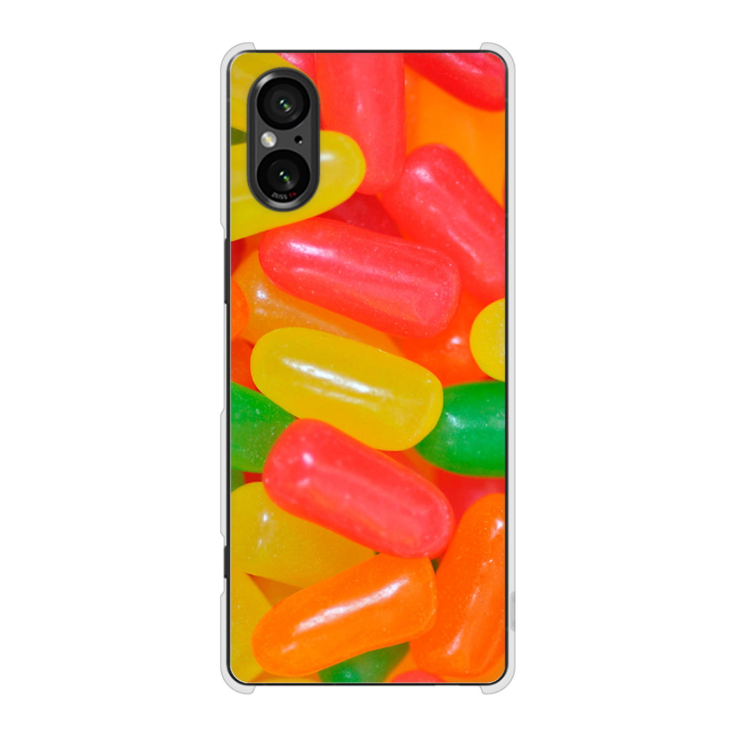 Xperia 5 V SOG12 au 高画質仕上げ 背面印刷 ハードケーススイーツ