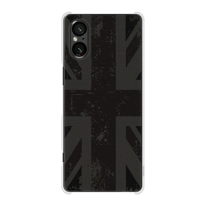 Xperia 5 V SOG12 au 高画質仕上げ 背面印刷 ハードケースユニオンジャック