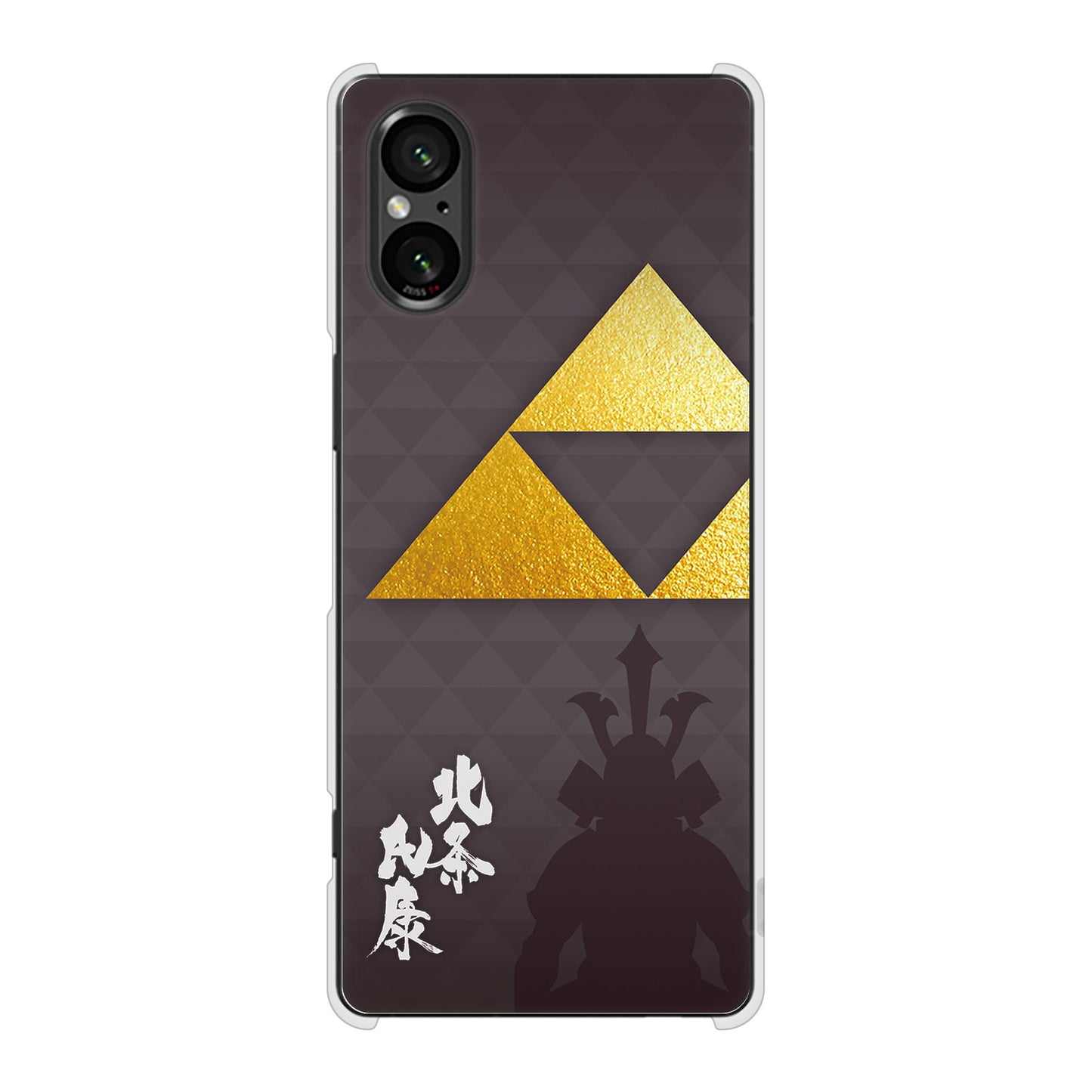 Xperia 5 V SOG12 au 高画質仕上げ 背面印刷 ハードケース家紋