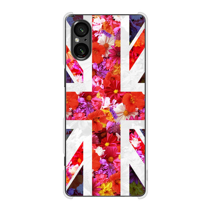 Xperia 5 V SOG12 au 高画質仕上げ 背面印刷 ハードケースユニオンジャック