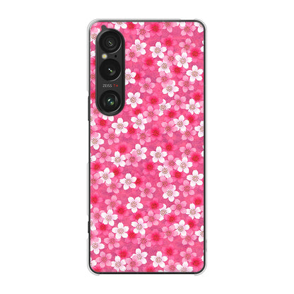 Xperia 1 VI SOG13 au 高画質仕上げ 背面印刷 ハードケースリバティプリント