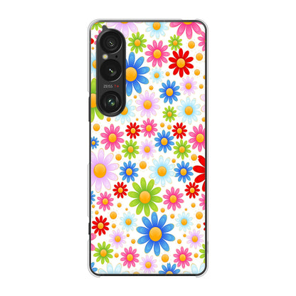 Xperia 1 VI SOG13 au 高画質仕上げ 背面印刷 ハードケースリバティプリント