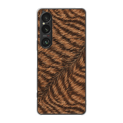 Xperia 1 VI SOG13 au 高画質仕上げ 背面印刷 ハードケースアニマル柄