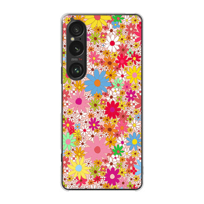 Xperia 1 VI SOG13 au 高画質仕上げ 背面印刷 ハードケースリバティプリント
