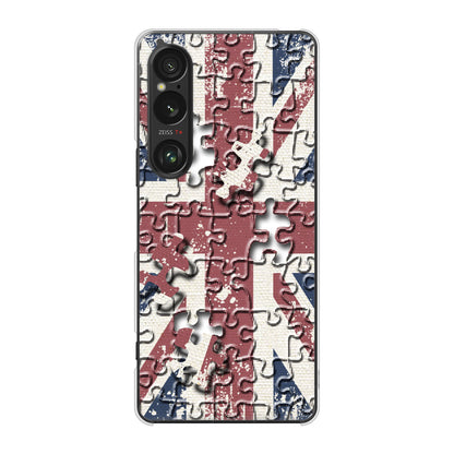 Xperia 1 VI SOG13 au 高画質仕上げ 背面印刷 ハードケースユニオンジャック