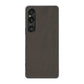 Xperia 1 VI SOG13 au 高画質仕上げ 背面印刷 ハードケースレザー風