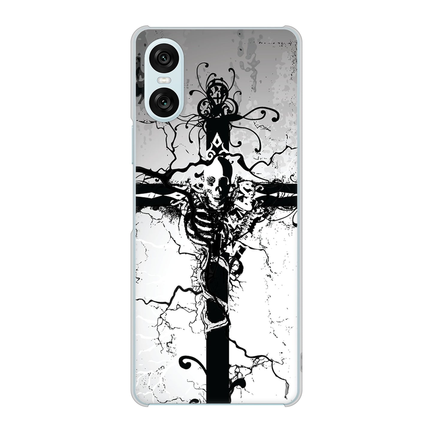 Xperia 10 VI SOG14 au 高画質仕上げ 背面印刷 ハードケース 【432 張付の骸】