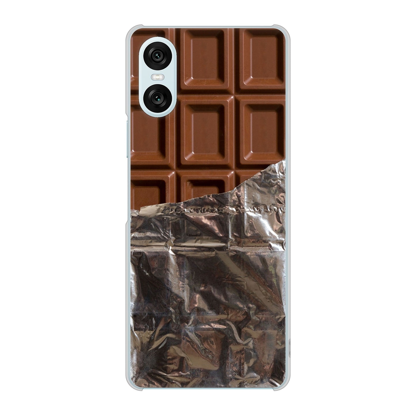 Xperia 10 VI SOG14 au 高画質仕上げ 背面印刷 ハードケース板チョコ