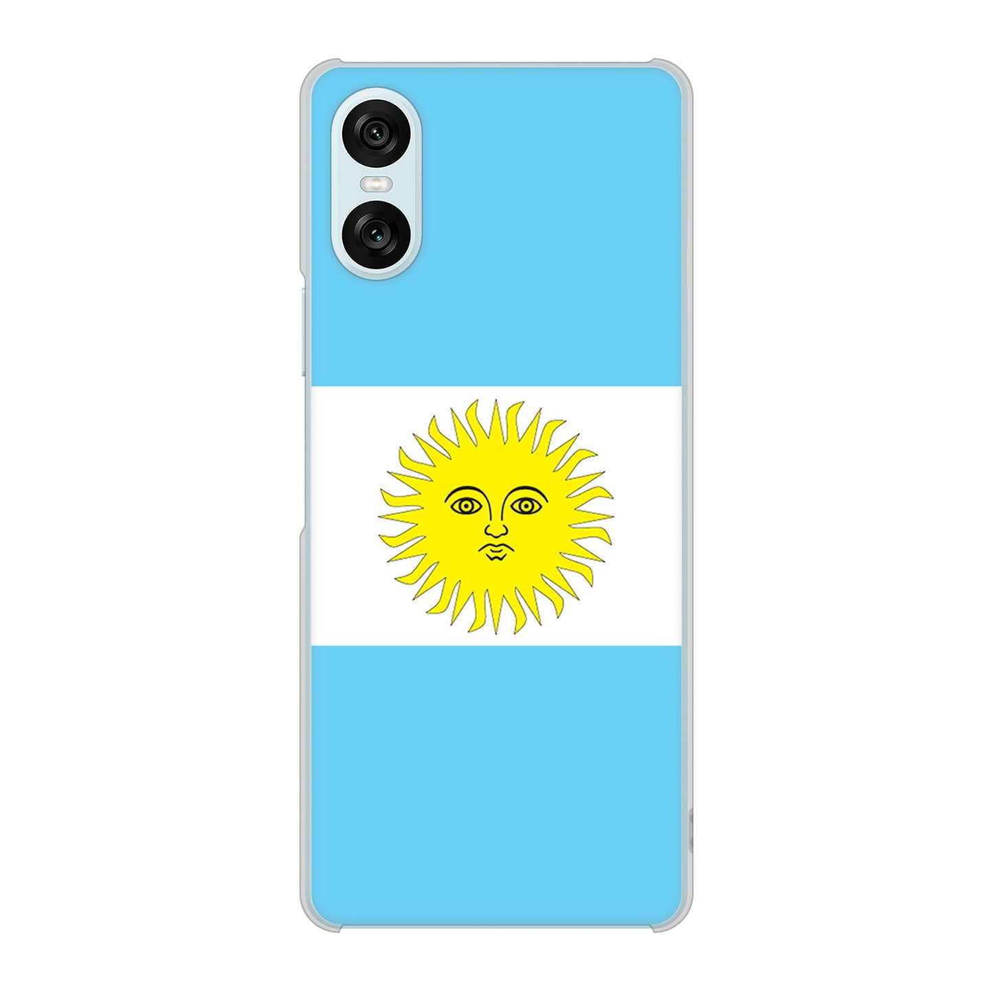 Xperia 10 VI SOG14 au 高画質仕上げ 背面印刷 ハードケース国旗