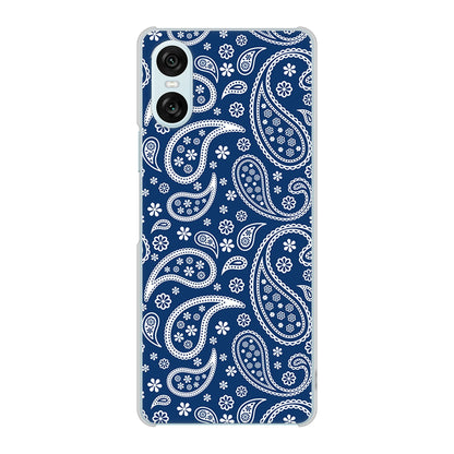 Xperia 10 VI SOG14 au 高画質仕上げ 背面印刷 ハードケースペイズリー