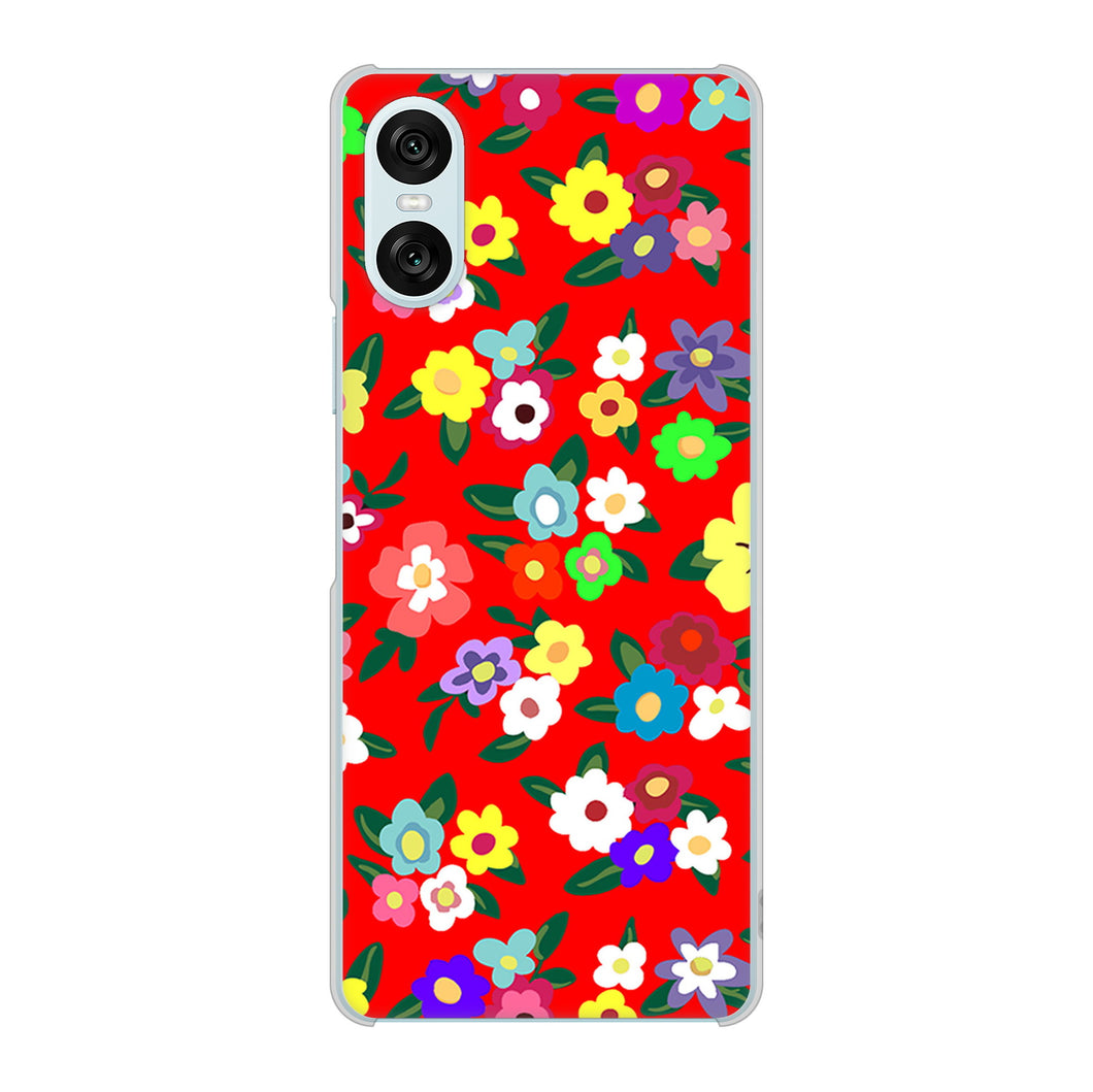 Xperia 10 VI SOG14 au 高画質仕上げ 背面印刷 ハードケースリバティプリント