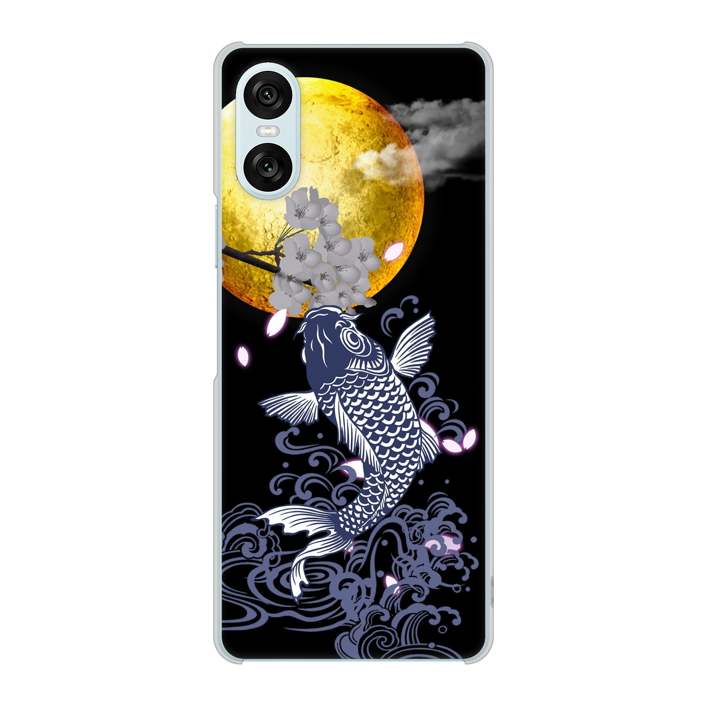 Xperia 10 VI SOG14 au 高画質仕上げ 背面印刷 ハードケース鯉