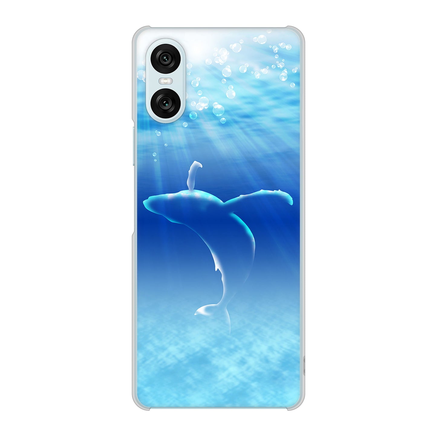 Xperia 10 VI SOG14 au 高画質仕上げ 背面印刷 ハードケース海の守り神