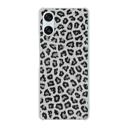 Xperia 10 VI SOG14 au 高画質仕上げ 背面印刷 ハードケースヒョウ柄ベーシックS