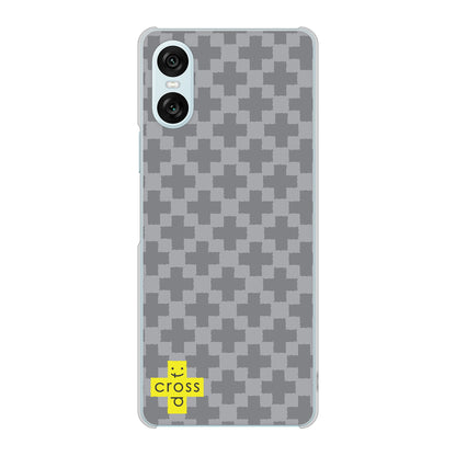 Xperia 10 VI SOG14 au 高画質仕上げ 背面印刷 ハードケースクロスドット