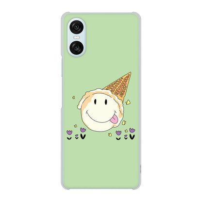 Xperia 10 VI SOG14 au 高画質仕上げ 背面印刷 ハードケーススイーツイラスト