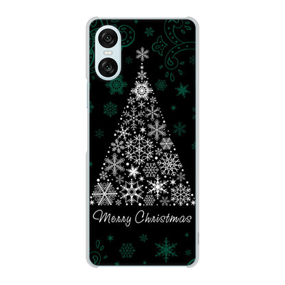 Xperia 10 VI SOG14 au 高画質仕上げ 背面印刷 ハードケースクリスマス