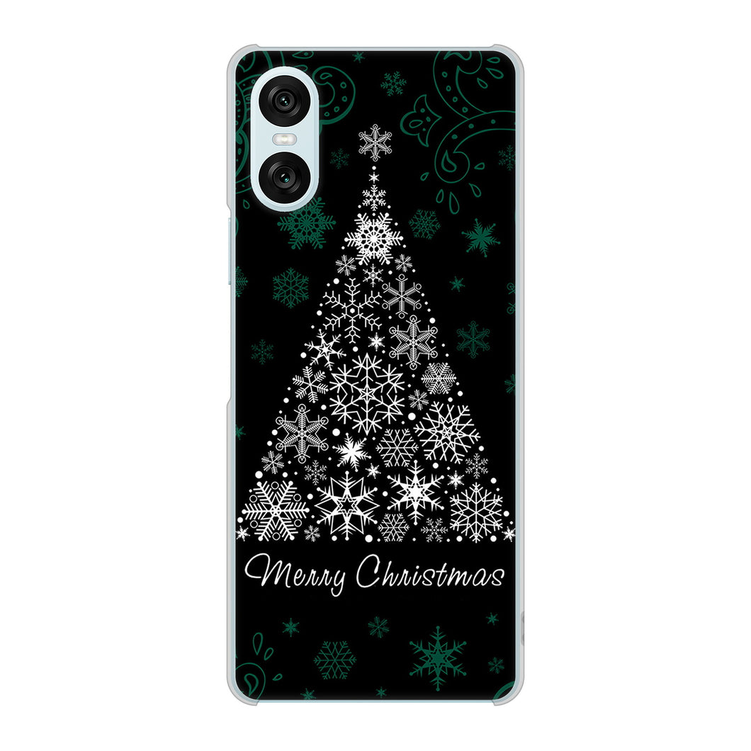 Xperia 10 VI SOG14 au 高画質仕上げ 背面印刷 ハードケースクリスマス
