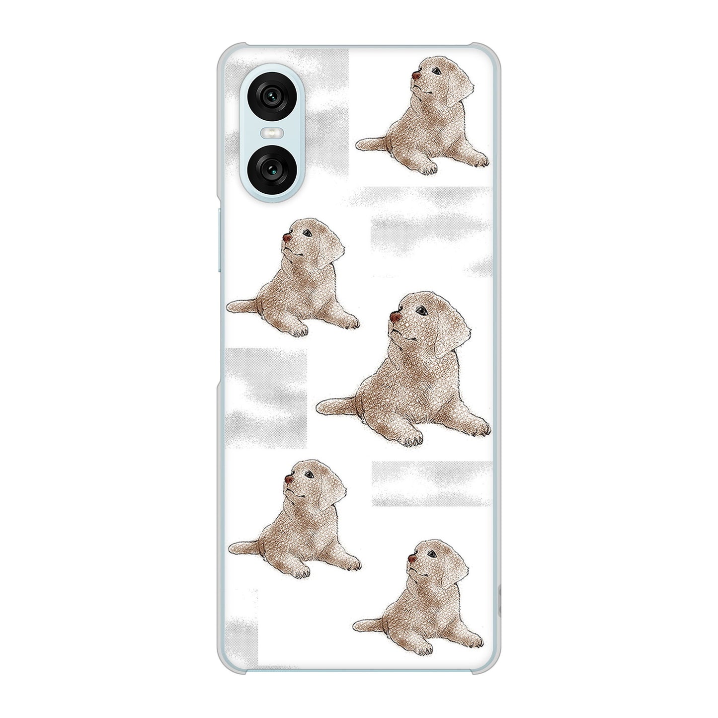 Xperia 10 VI SOG14 au 高画質仕上げ 背面印刷 ハードケースラブラドールレトリバー