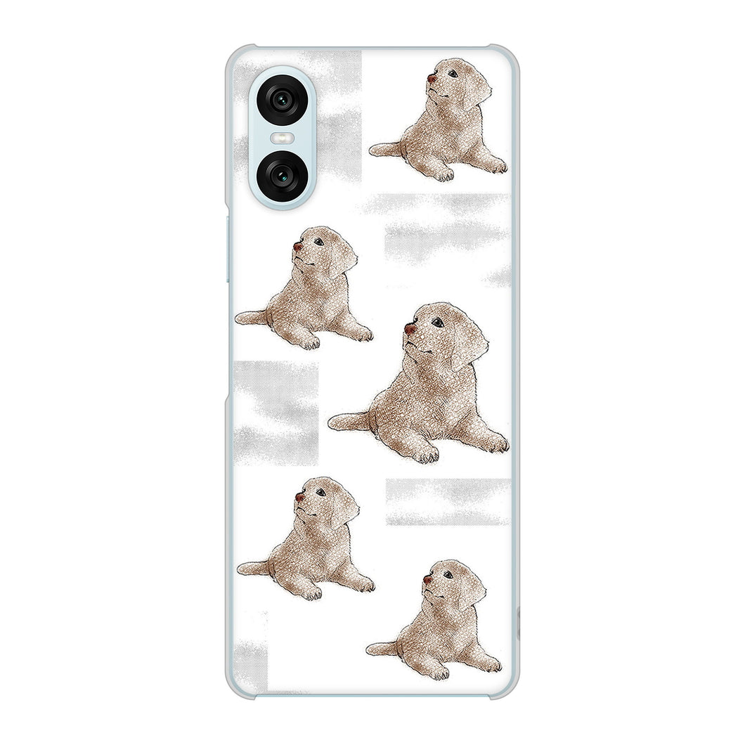 Xperia 10 VI SOG14 au 高画質仕上げ 背面印刷 ハードケースラブラドールレトリバー