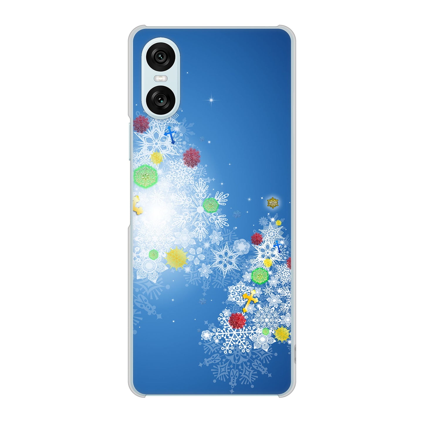 Xperia 10 VI SOG14 au 高画質仕上げ 背面印刷 ハードケースクリスマス