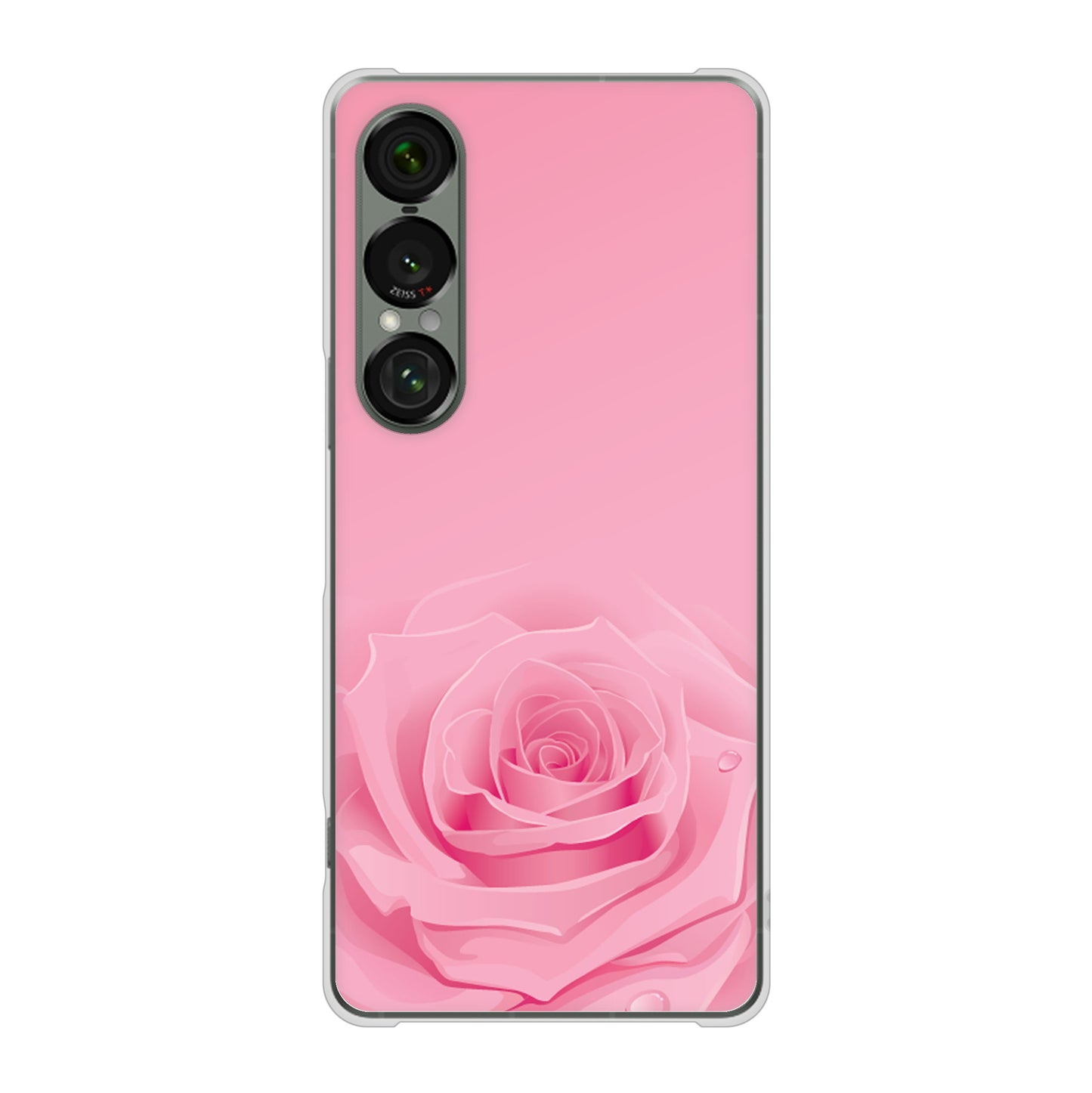 Xperia 1 VII SOG15 au 高画質仕上げ 背面印刷 ハードケースバラ