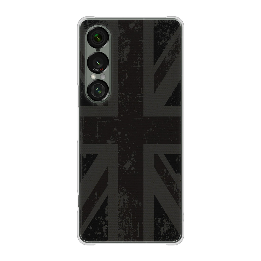 Xperia 1 VII SOG15 au 高画質仕上げ 背面印刷 ハードケースユニオンジャック
